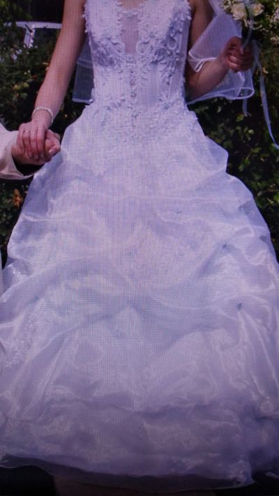 Лот: 18820712. Фото: 1. Свадебное платье органза. Свадебные платья