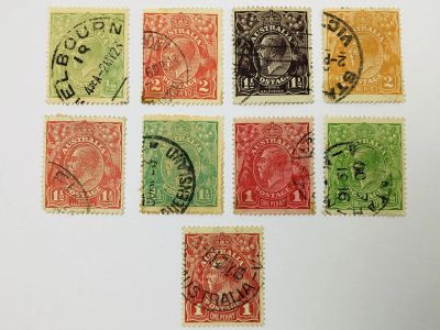 Лот: 23963774. Фото: 1. Король Георг V. Неполная серия... Марки