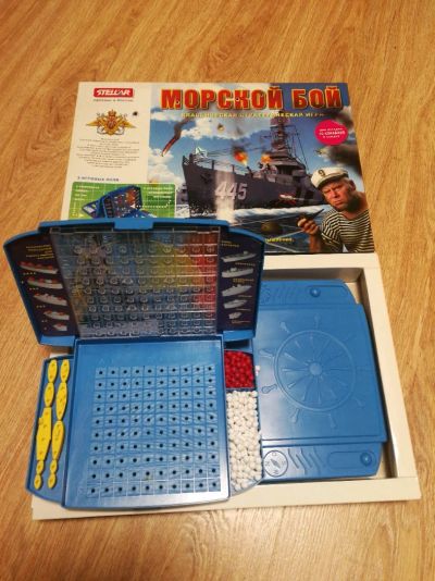 Лот: 12120586. Фото: 1. Настольная игра "Морской бой". Детские настольные игры