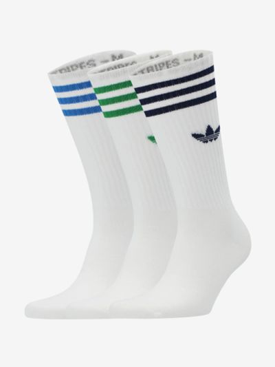 Лот: 25321366. Фото: 1. Носки adidas, 3 пары, Белый. Другое (спортивная одежда)