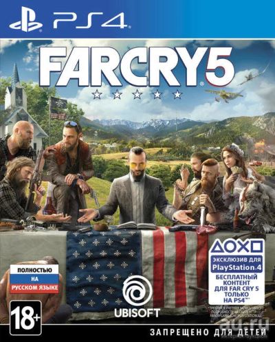 Лот: 12620714. Фото: 1. Диск Far Cry 5 для PS4 (Playstation... Игры для консолей