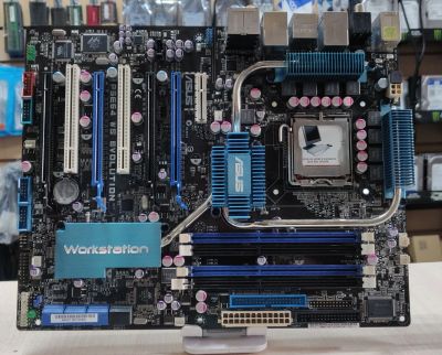 Лот: 20761612. Фото: 1. Мат. плата ASUS P5E64 WS Evolution... Материнские платы