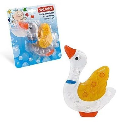 Лот: 6377350. Фото: 1. Мини- коврики для ванной. Гусь... Игрушки для купания