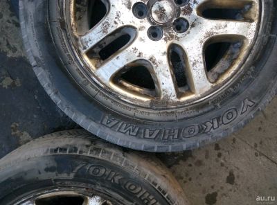 Лот: 13446128. Фото: 1. Диски с резиной subaru 5х100 2шт. Шины на дисках
