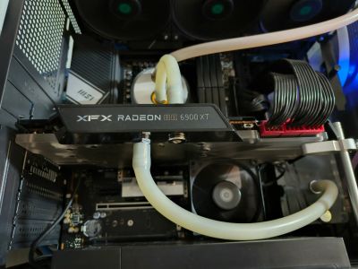 Лот: 25070522. Фото: 1. XFX RX 6900XT Zero X Ekwb. Видеокарты