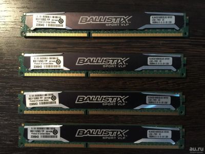 Лот: 7778336. Фото: 1. Crucial Ballistix Sport VLP [BLS2C4G3D1609ES2LX0CEU... Оперативная память