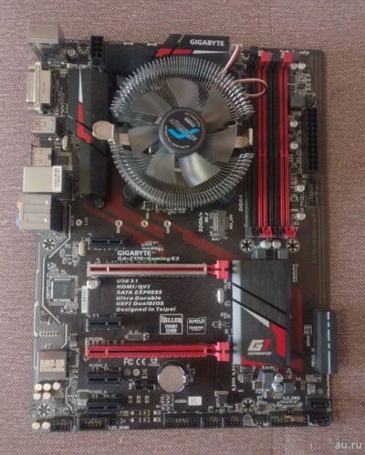 Лот: 13471808. Фото: 1. Материнская плата Gigabyte Z170... Материнские платы