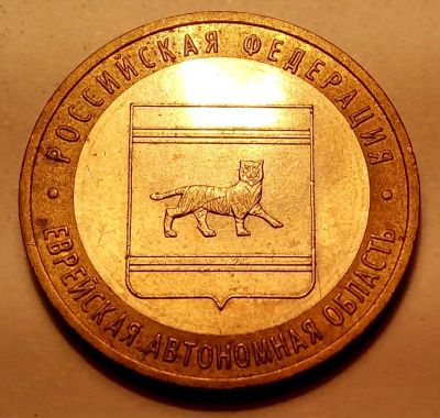 Лот: 5326530. Фото: 1. Монетки с 1 рубля. Еврейская АО. Россия после 1991 года