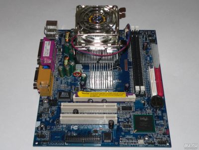 Лот: 12727412. Фото: 1. Комплект Celeron 1.7Ghz + MB Albatron... Комплекты запчастей