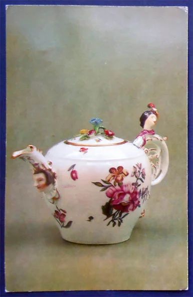 Лот: 7506730. Фото: 1. Открытка Мейсенский фарфор. Чайник... Открытки, конверты