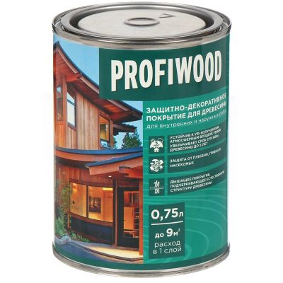 Лот: 24382478. Фото: 1. Пропитка Profiwood, для дерева... Краски, лаки, растворитель