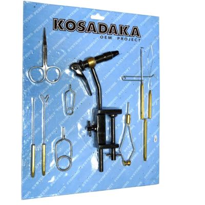 Лот: 15268605. Фото: 1. Набор д/вязания мушек KOSADAKA... Рыболовные снасти, сети, поплавки
