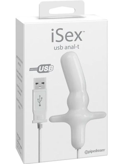 Лот: 22067598. Фото: 1. Анальная пробка iSex с USB-питанием... Игрушки