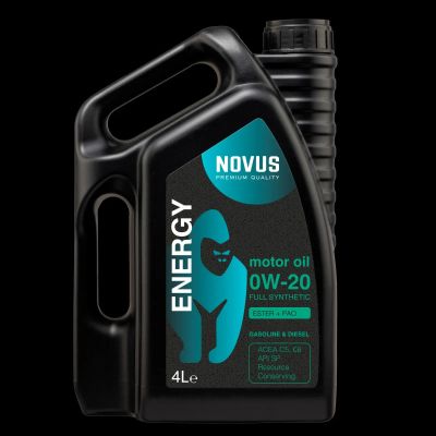 Лот: 20872254. Фото: 1. Novus Energy 0W20 PAO+Ester API... Масла, жидкости