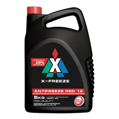 Лот: 16122894. Фото: 1. X-FREEZE red Антифриз красный... Масла, жидкости