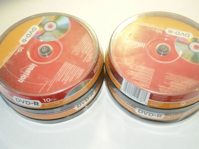 Лот: 22570683. Фото: 1. Диски DVD-R Imation упаковка 10... CD, DVD, BluRay