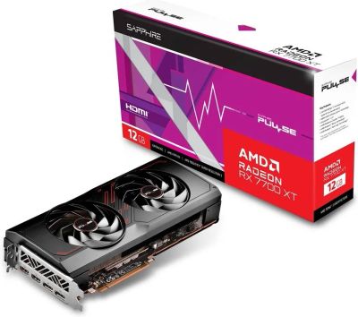 Лот: 21278251. Фото: 1. Видеокарта Radeon RX 7700 XT... Видеокарты