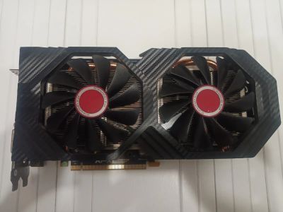 Лот: 20006058. Фото: 1. Видеокарта XFX RX590 8GB. Видеокарты