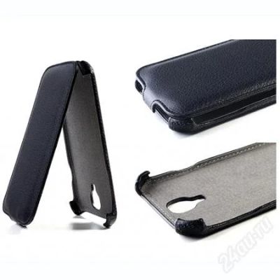 Лот: 3046708. Фото: 1. Кожаный чехол Книжка Iphone 4... Чехлы, бамперы