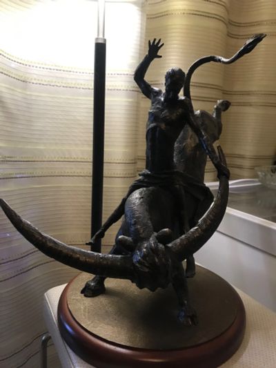 Лот: 23332292. Фото: 1. Статуэтка на камин. Фигурки, статуэтки