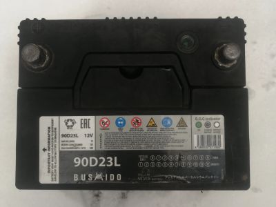 Лот: 22029889. Фото: 1. Аккумулятор bushido 90D23L. Аккумуляторы