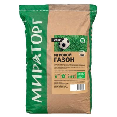 Лот: 24931749. Фото: 1. Семена Газон, Игровой, 10 кг... Другое (семена, рассада, садовые растения)