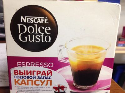 Лот: 8623131. Фото: 1. Nescafe dolce gusto espresso кофе... Чай, кофе, какао