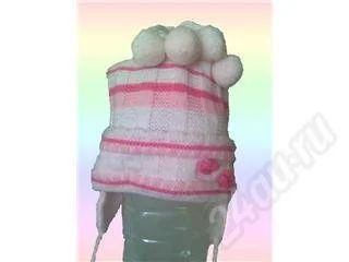 Лот: 294825. Фото: 1. Шапочка роз. 2-3 года. Другое (дети растут)