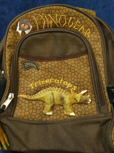 Лот: 11126881. Фото: 1. Рюкзак с динозаврами детский. Рюкзаки