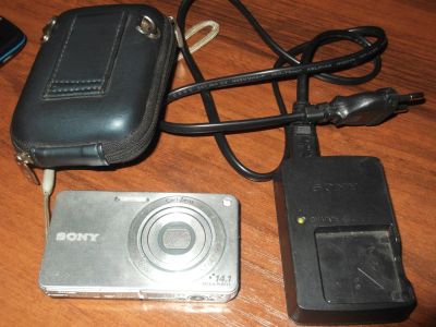 Лот: 10168035. Фото: 1. фотоаппарат Sony Cyber-shot DSC-W350. Цифровые компактные
