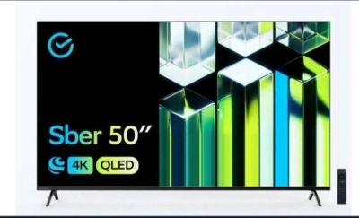 Лот: 25680025. Фото: 1. телевизор Sber 50uq5231 qled. Телевизоры