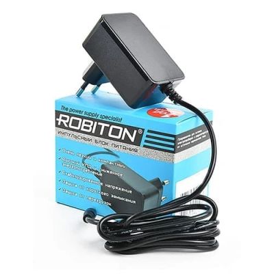 Лот: 22979982. Фото: 1. БПС 12v-2А (штекер 5,5*2,1) Robiton... Зарядные устройства, блоки питания для бытовой техники