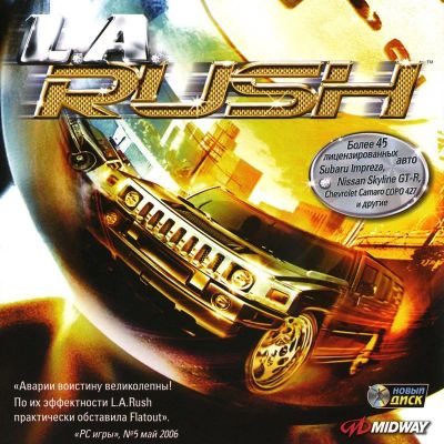 Лот: 22148787. Фото: 1. L. A. Rush =DVD=. Игры для ПК