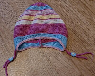 Лот: 3162296. Фото: 1. Шапочка для девочки, хлопок. Головные уборы