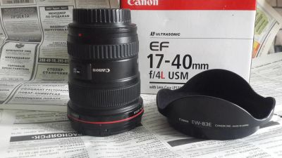 Лот: 8333110. Фото: 1. canon 17-40 f/4. аналог 16-35... Объективы