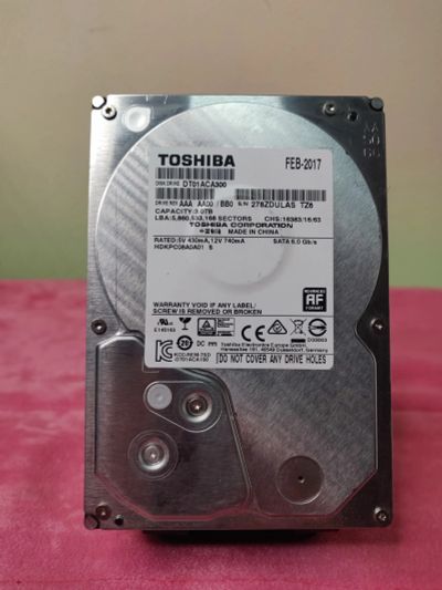 Лот: 23349059. Фото: 1. HDD 3000Gb/Toshiba/SATA3/3,5... Жёсткие диски (HDD)