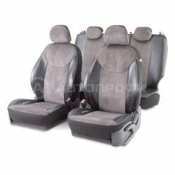 Лот: 14588618. Фото: 1. DIN-1505GK BK/D.GY Авточехлы из... Чехлы, коврики, оплетки руля