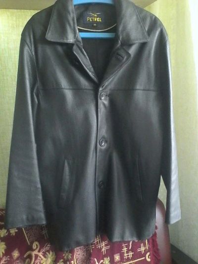 Лот: 9721050. Фото: 1. Куртка кожаная мужская. Верхняя одежда