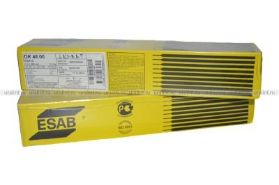Лот: 9368927. Фото: 1. Электроды ESAB ОК 46 d=4мм. Электроды, проволока для сварки