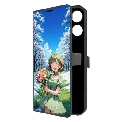 Лот: 25383045. Фото: 1. Чехол Krutoff Eco Book "Аниме... Чехлы, бамперы