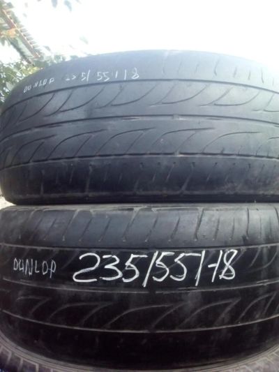 Лот: 10329242. Фото: 1. 235/55 R18 Dunlop пара. Шины