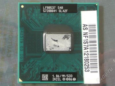 Лот: 465279. Фото: 1. Intel Celeron M540 Merom (1866MHz... Процессоры