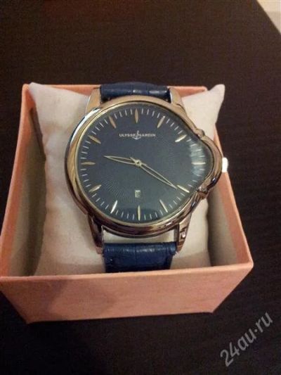 Лот: 2573587. Фото: 1. Часы Ulysse Nardin с синим ремешком... Другие наручные часы