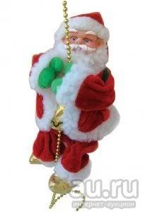 Лот: 8810956. Фото: 1. Санта Клаус на веревке (лезет... Гирлянды, шарики, новогодние аксессуары