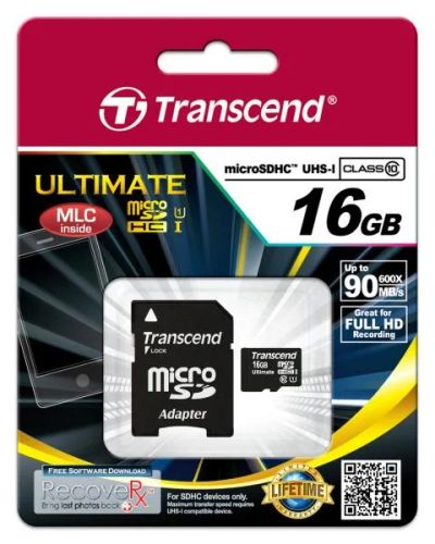 Лот: 4578972. Фото: 1. Карта памяти microSD HC 16 GB... Карты памяти