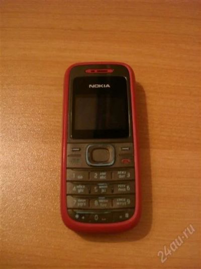 Лот: 1400436. Фото: 1. NOKIA 1208 RED. Кнопочные мобильные телефоны