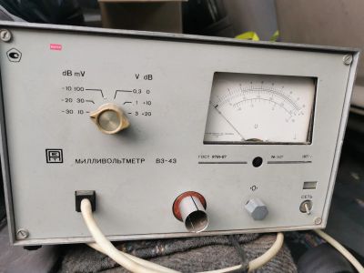 Лот: 25364131. Фото: 1. Милливольтметр В3-43. Радиолюбительский инструмент