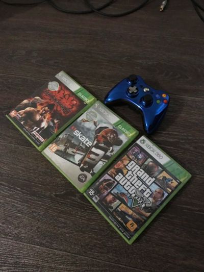 Лот: 9613111. Фото: 1. Геймпад джойстик xbox 360, игры... Аксессуары для игровых приставок, консолей, геймпады