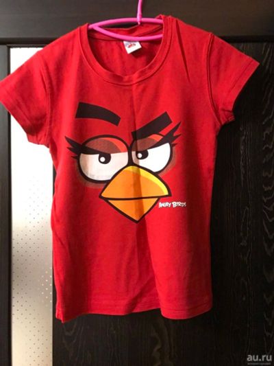 Лот: 9451204. Фото: 1. Футболка angry birds. Футболки, топы и майки