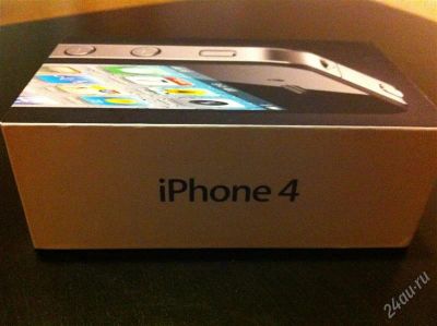 Лот: 1608904. Фото: 1. iphone 4 16 Gb в пленках! + Gevey... Смартфоны